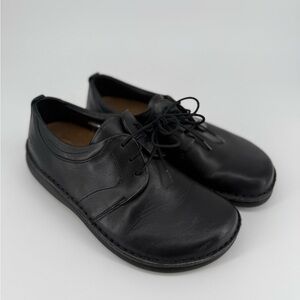 Footprints by Birkenstock Black Leather Women's Shoes